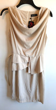 Meng fei dress beige - lu,