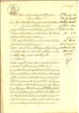 1869 SCANDOLARA RAVARA Deodato AGATI vende Campo delle Volpi a Luigi TELO' 