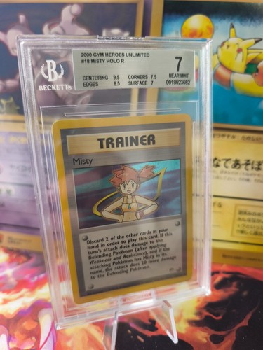 Carta pokemon card misty gym - carta,