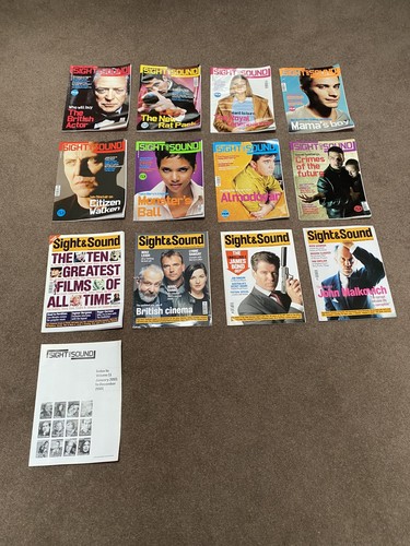 Sight and sound magazines - and,