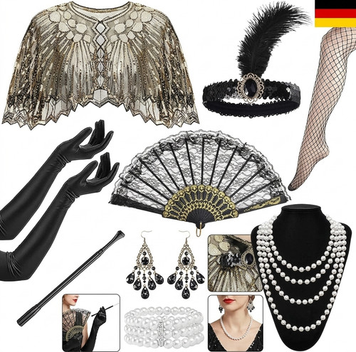Pezzi accessori costume anni - 9,