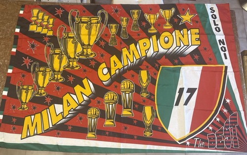 Bandiera milan vintage - bandiera,