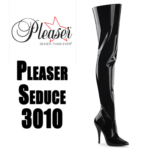 Pleaser seduce 3010 stivali - pleaser, seduce-3010