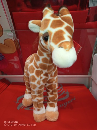 Peluche giraffa buffa piedi - peluche, in