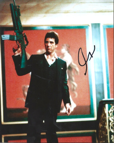 Pacino firmato tony montana - pacino,
