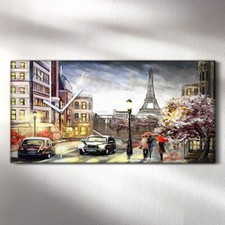 Wanduhr Leinwand Bild Uhr