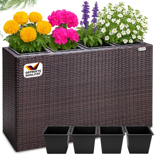 Fioriera rettangolare 95x27x60 - rettangolare,
