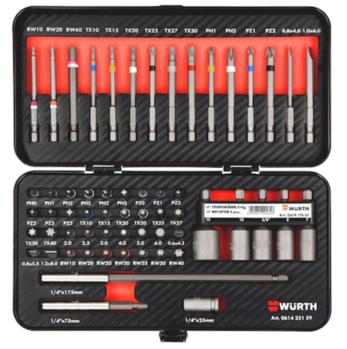 Wurth set punte zebrate - di, con
