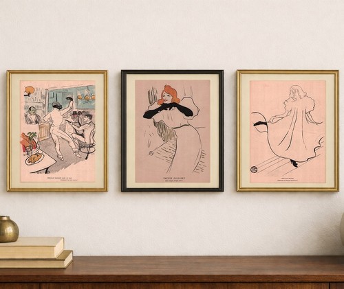 Toulouse lautrec cabaret set - toulouse,