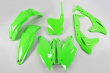 kit plastiche carene Kawasaki KXF 250 2018 - 2020 Ufo Plast verde Fluo