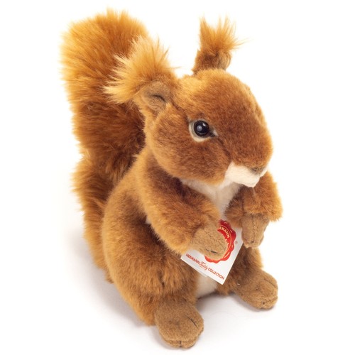 Peluche scoiattolo rosso teddy - rosso,
