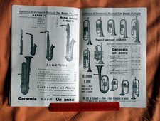 antico listino prezzi strumenti musicali (1930),Tito Belati-Perugia-
