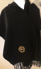 Sciarpa scialle scialle lana nero Burberry