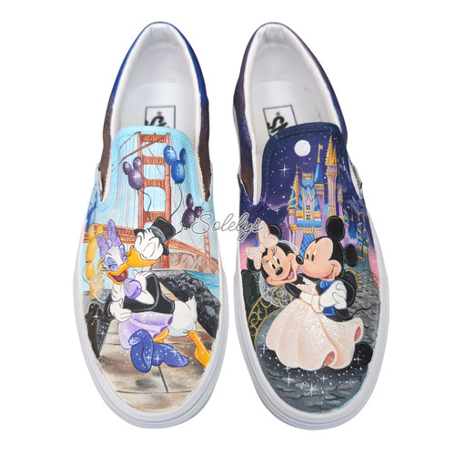 Vans disney donna slip on - vans,