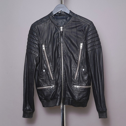 All saints leather jacket - saints,