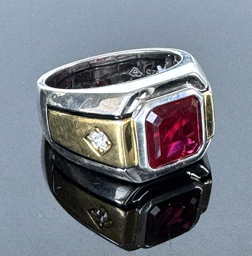 Anello vintage uomo argento - anello,