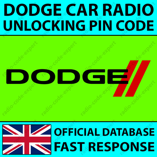 Dodge radio pin sblocco codice - dodge,
