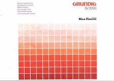 Grundig manuale di istruzioni