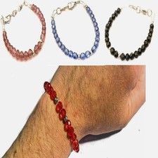 Bracciale tennis in acciaio inox da uomo braccialetto swarovski donna regolabile