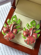 Orecchini Kenzo Vintage Orecchini Clip Design Gioielli