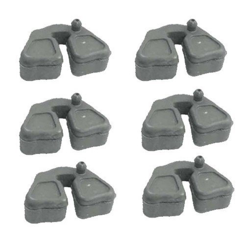 Parastrappi gomma set - set, 6