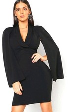 abito blazer boohoo manica