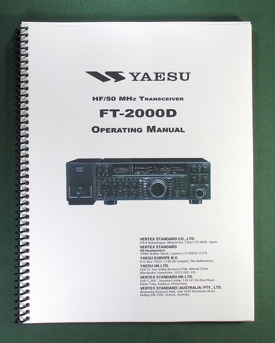 Yaesu 2000d manuale - yaesu,