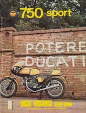 advertising Pubblicità-MOTO DUCATI 750 SPORT  1973- MOTOITALIANE MAXIMOTO EPOCA