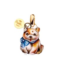 Ciondolo cagnolino fiocco