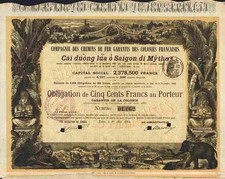 Saigon Mytho Bahn 1884 Vietnam