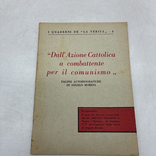 Dall azione cattolica a - "dall'azione,