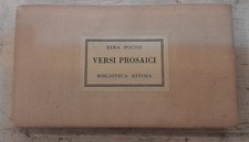 Ezra Pound, VERSI PROSAICI