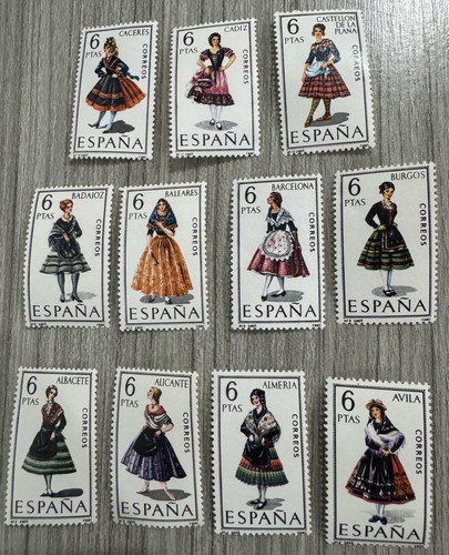 Francobolli spagna 1967 set - spagna, 1967-71