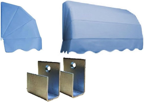 Coppia staffe ferro - coppia, di