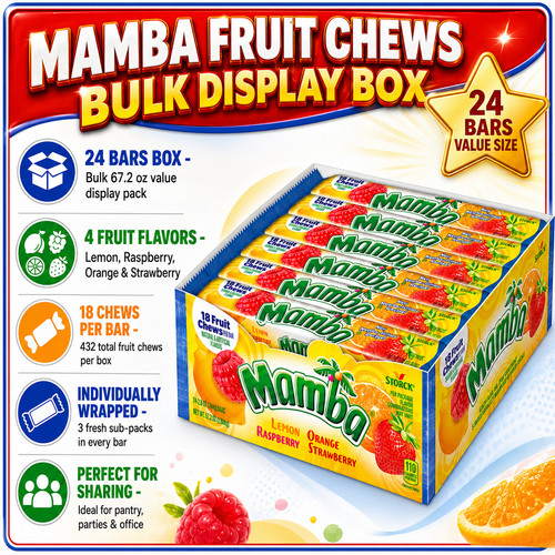 Mamba fruit chews 8 oz - mamba,