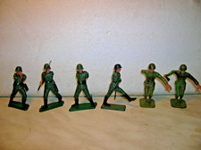 SOLDATINI STARLUX-COFALU-60mm-SEI SOGGETTI INCOMPLETI-IN BACHELITE-DA RECUPERO