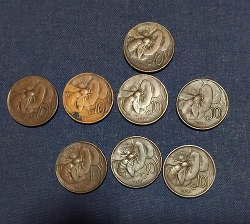 Lotto monete cent - lotto, 10