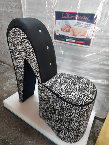 Poltrona tacco leopardata - a,