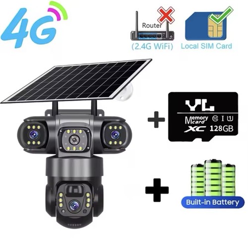 Telecamera solare v380 pro - solare,