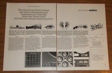 Rara Pubblicità Vintage REVOX