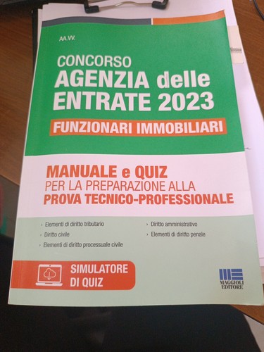 Libri concorso agenzia entrate - libri,