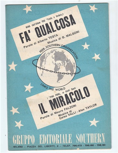 Spartito mina qualcosa - fa', i