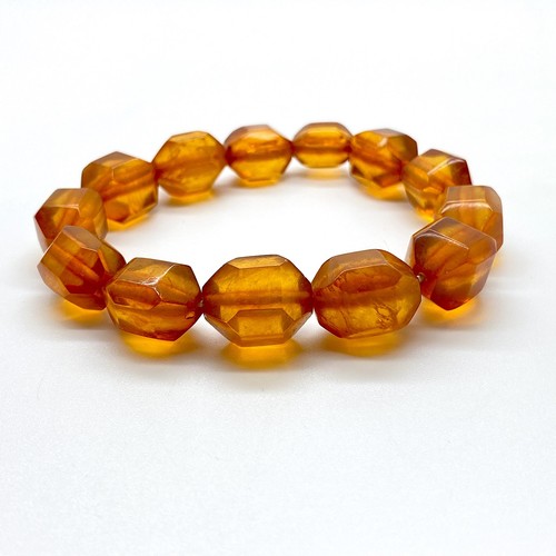 Bracciale ambra barile - ambra,