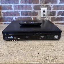 Panasonic DMR-EZ48V registratore combinato DVD VCR da VHS DVD a VHS HDMI e telecomando TESTATO