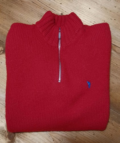 Maglione rosso lana john - rosso,