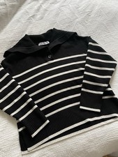 Polo Zara monocromatica bianca