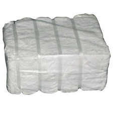 Pezzame stracci pulizia in cotone bianchi sterilizzato confezione 10 kg