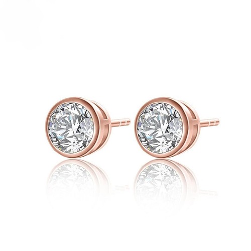 Orecchini donna oro rosa - da,