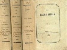 La sacra bibbia secondo la