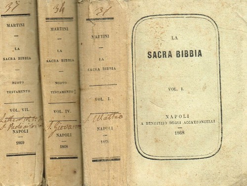 Sacra bibbia secondo - la,